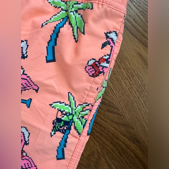 Party Pants Pink Mingo Swim Shorts Size M - Picture 7 of 8